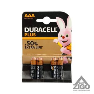 باتری چهارتایی نیم قلمی Duracell Plus LR03/MN2400 1.5V AAA